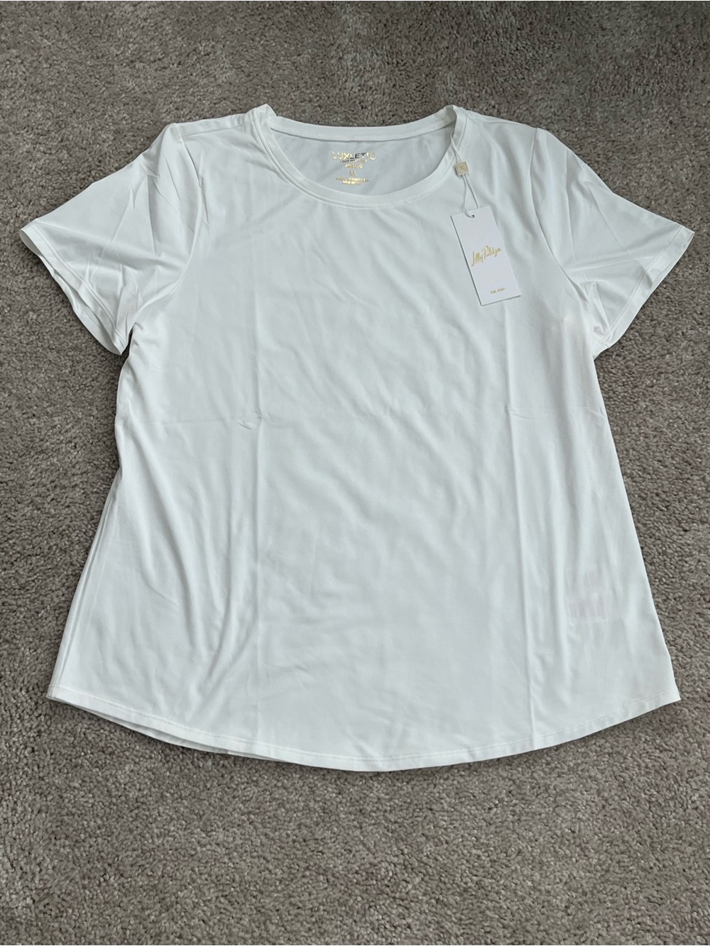 Lilly Pulitzer Westley Active Tee Medium White